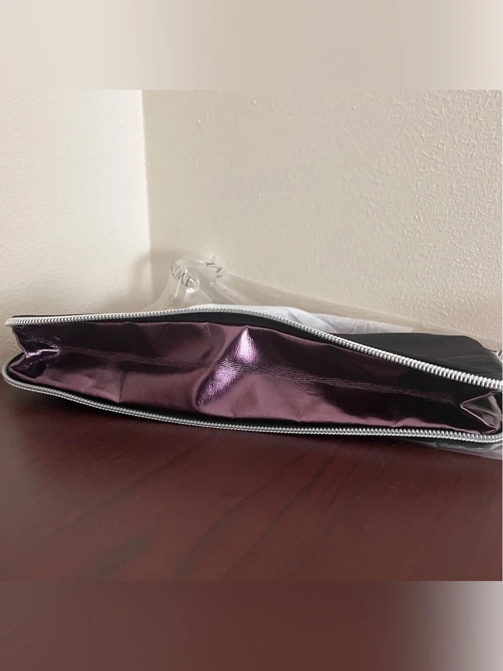 Lancôme Rose Gold Vanity Cosmetics Case Limited Edition &Black Toiletry bag 2pcs